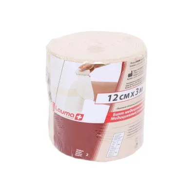 Lauma Medical elastīgā medicīniskā saite austa 12 cm X 3 m