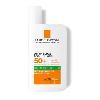 La Roche-Posay Anthelios Uvmune 400 saules aizsargfluīds taukainai/kombinētai ādai SPF50+ 50 ml
