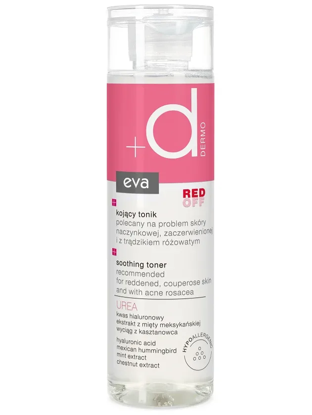 Eva Dermo Reb Off nomierinošs toniks kuperozai sejas ādai, 200 ml