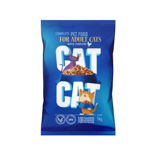 KAĶU BARĪBA CAT CAT AR GAĻU, 1KG