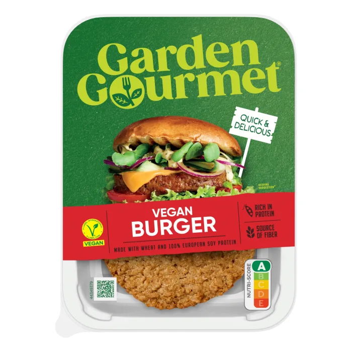 VEGĀNISKIE SOJAS UN KVIEŠU OLBALTUMVIELU PLĀCENĪŠI GARDEN GOURMET 150G