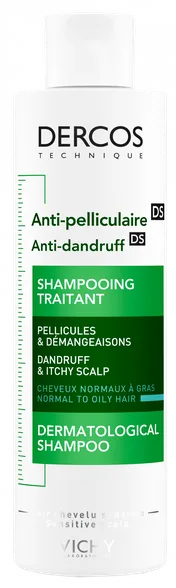 Vichy Dercos Normal To oily hair šampūns, 200 ml
