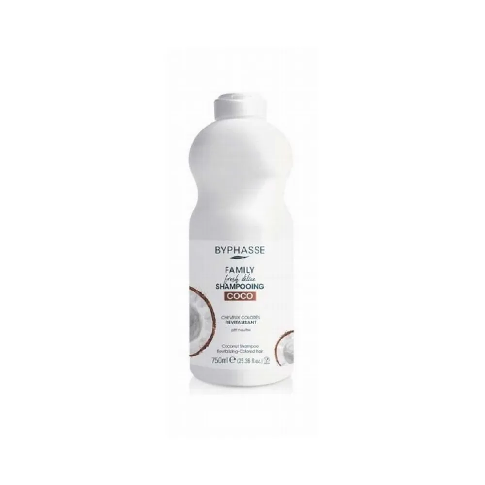 BYPHASSE FAMILY FRESH DELICE SHAMPOO COCO COLOURED HAIR 750ML