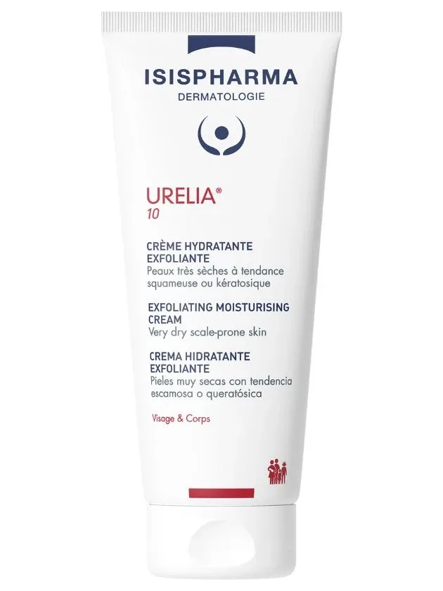 Isispharma Urelia® 10 eksfoliējošs mitrinošs krēms (10% urea), 150 ml