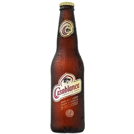 Alus Casablanca Premium, 5%, stiklā, 0,33 l (DEP)
