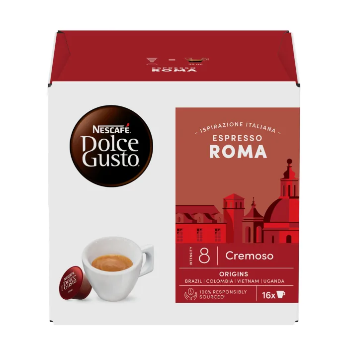KAFIJAS KAPSULAS NESCAFE DOLCE GUSTO ESPRESSO ROMA 16GAB
