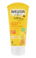 WELEDA BABY CALENDULA ŠAMPŪNS UN MAZGĀŠANĀS LĪDZEKLIS, 200ML