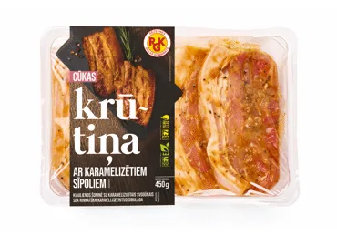 CŪKGAĻAS KRŪTIŅA AR KARAMELIZĒTIEM SĪPOLIEM RGK 450G
