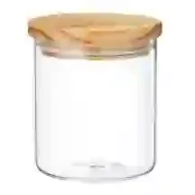 Stikla burka ar koka vāku ambition 650 ml