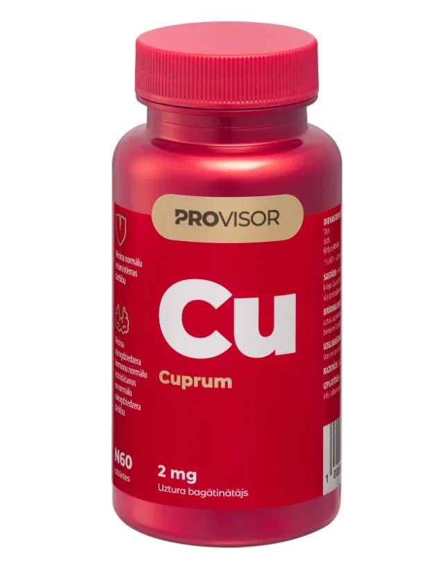 Provisor varš (cu) 2000 mg, 60 tabletes
