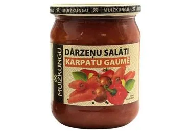 DĀRZEŅU SALĀTI MUIŽKUNGU KARPATU GAUMĒ 460G