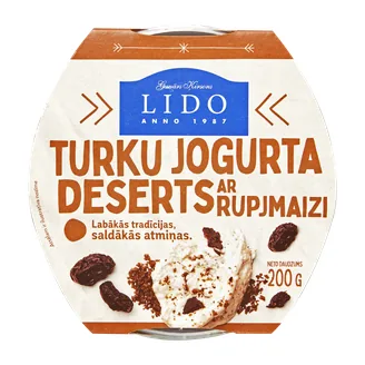 DESERTS LIDO TURKU JOGURTA AR RUPJMAIZI 180G
