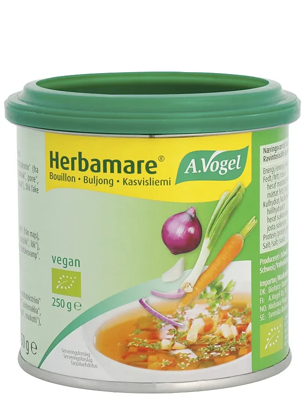 A.Vogel Herbamare® Eko bioloģiskais garšaugu buljona koncentrāts ar jūras sāli, 250 g