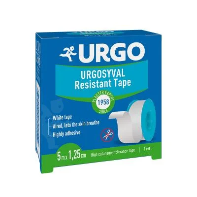 Urgo Syval Lentveida plāksteris 1,25 cm X 5 m