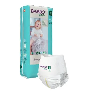Bambo Nature biksītes 4.izmērs 7-12 kg N40