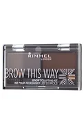 RIMMEL UZACU VEIDOŠANAS KOMPLEKTS, 003 DARK BROWN, 3.3G