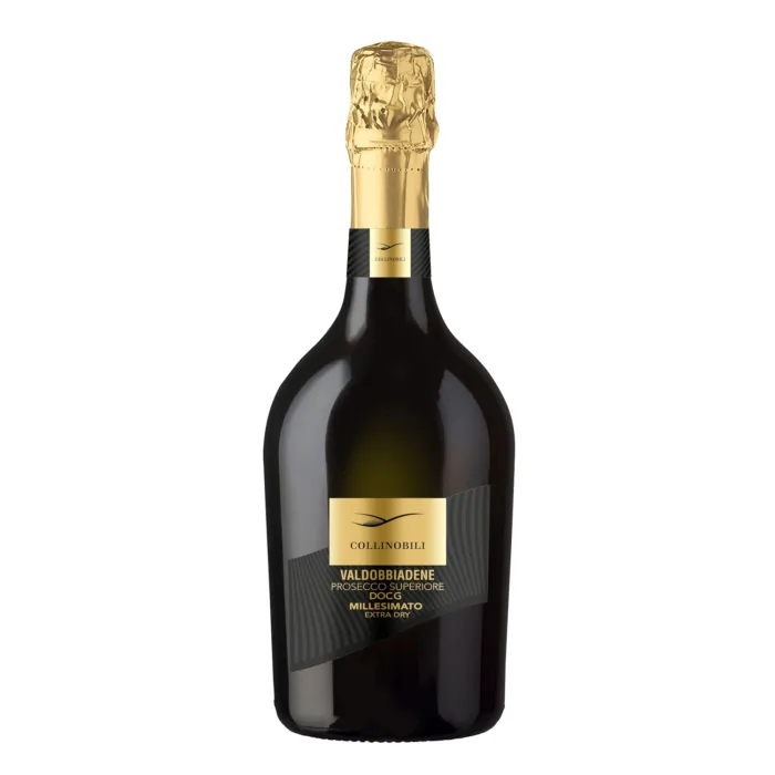 DZIRKSTOŠAIS VĪNS COLLINOBILI VALDOBBIADENE DOCG PROSECCO SUPERIORE MILLESIMATO EXTRA DRY 11,5% 0,75L