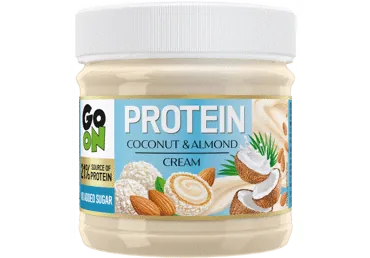PROTEĪNA KOKOSRIEKSTU MANDEĻU KRĒMS GO ON 180G