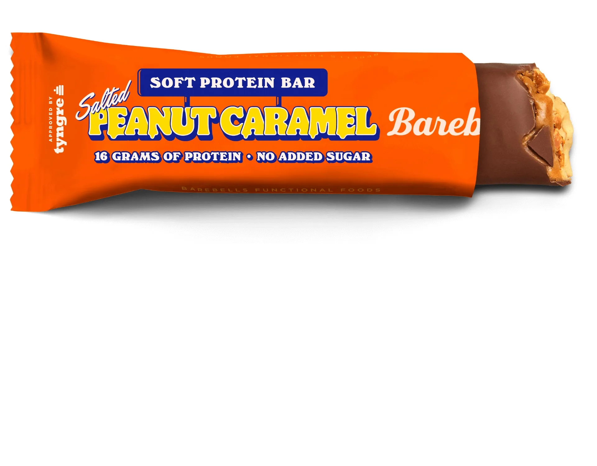 PROTEĪNA BATONIŅŠ BAREBELLS SOFT SALTED CARAMEL PEANUT, 55G