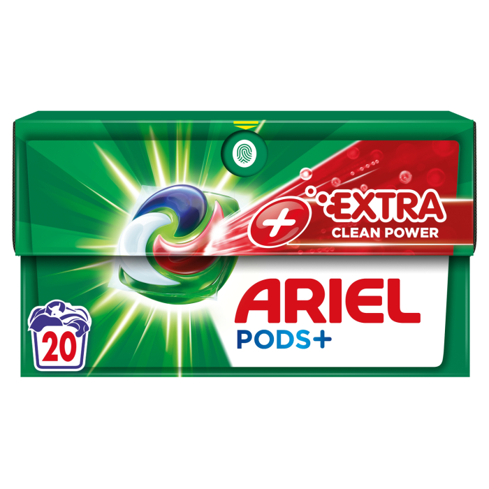 VEĻAS MAZGĀŠANAS KAPSULAS ARIEL EXTRA CLEAN,20 GAB.