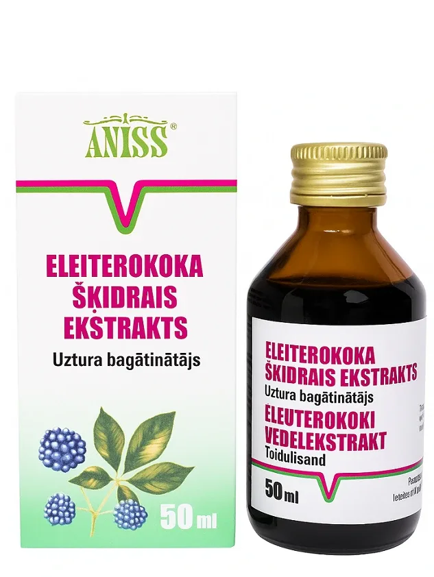 Eleiterokoka šķidrais ekstrakts, 50 ml