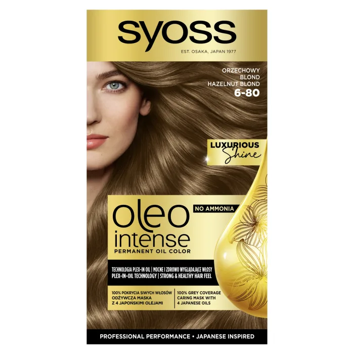 MATU KRĀSA SYOSS INTENSE 6-80 LAZDU RIEKSTU BLONDS