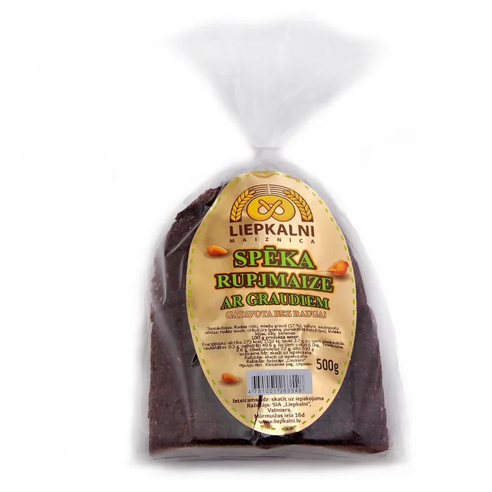 MAIZE SPĒKA AR GRAUDIEM BEZ RAUGA 500G