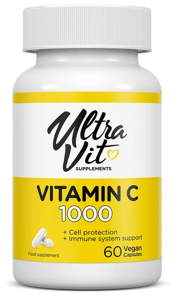 Ultravit Vitamin C kapsulas, 60 gab.