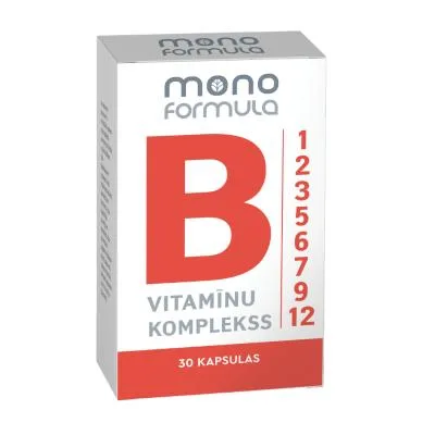 Mono Formula B vitamīnu komplekss kapsulas N30