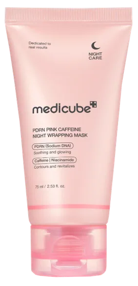 Ночная маска для лица Medicube PDRN Pink Caffeine Night Wrapping, 75 мл