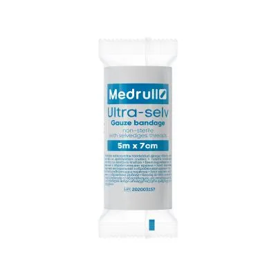 Medrull Saite Ultra Marles nesterila ar apstrādātām malām 5 m X 7 cm