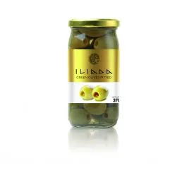 OLĪVAS ZAĻĀS BEZ KAULIŅIEM 370G/190G ILIADA