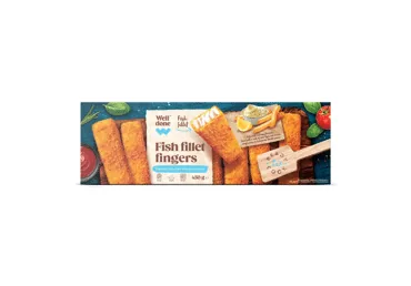SALDĒTI ZIVJU FILEJAS PIRKSTIŅI WELL DONE 450G