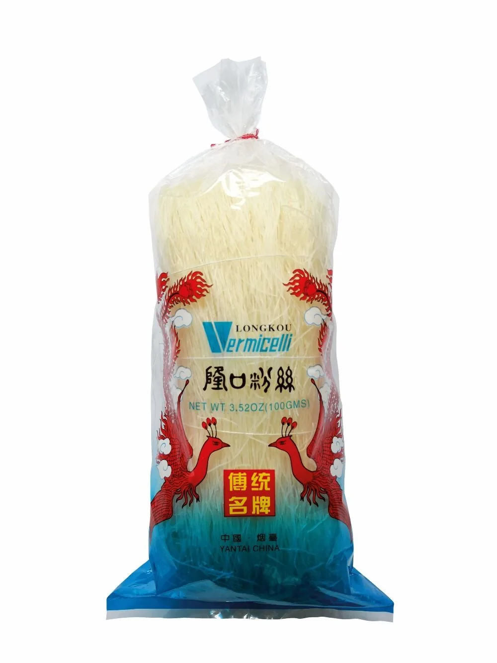 ĀTRI PAGATAVOJAMAS STIKLA NŪDELES LUNGKOW VERMICELLI, 100G