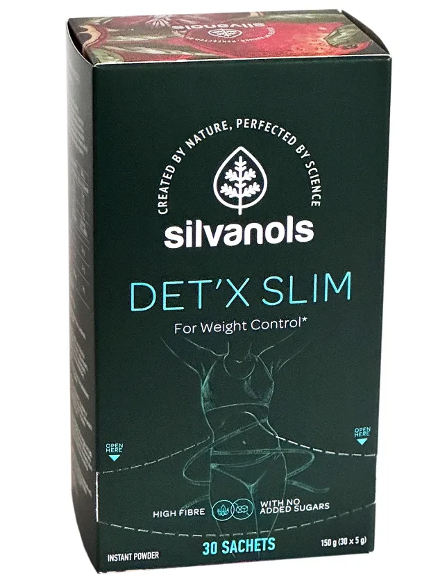 Silvanols Det'x Slim paciņas 5 g, 30 gb.