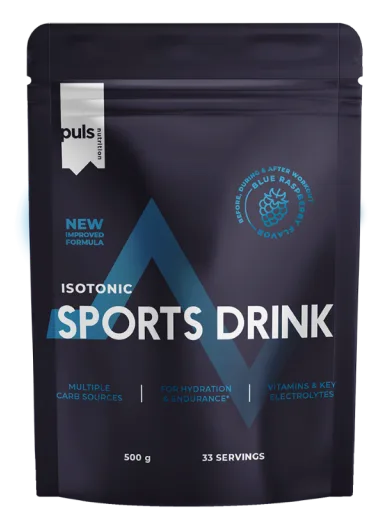 Puls Nutrition Isotonic Blue Raspberry dzēriens, 500 g