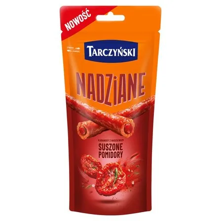 CŪKGAĻAS DESIŅAS KABANOSS TARCZYNSKI AR KALTĒTU TOMĀTU PILDĪJUMU, 95G