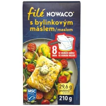 ZIVS FILEJA NOWACO PORCIJĀS AR GARŠAUGU SVIESTU SALDĒTA 210G MSC