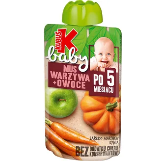 BIEZENIS KUBUŠ BABY ĀBOLU BURKĀNU ĶIRBJU 5+ 100G