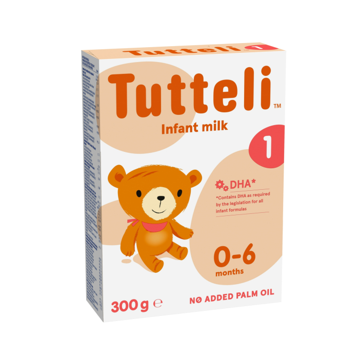 PIENA MAISĪJUMS TUTTELI 1, 0-6 MĒN. 300G