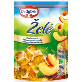 Želeja Dr.Oetker ar persiku garšu 72 g