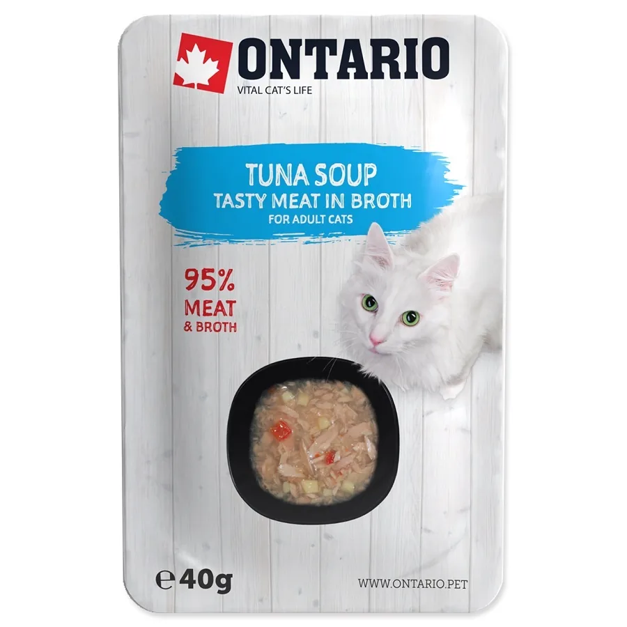 KONSERVI KAĶIEM ONTARIO SOUP ADULT, AR ZIVI UN DĀRZEŅIEM, 40G