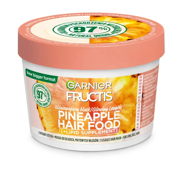 MASKA FRUCTIS HAIR FOOD PINEAPPLE GARIEM MATIEM 400ML