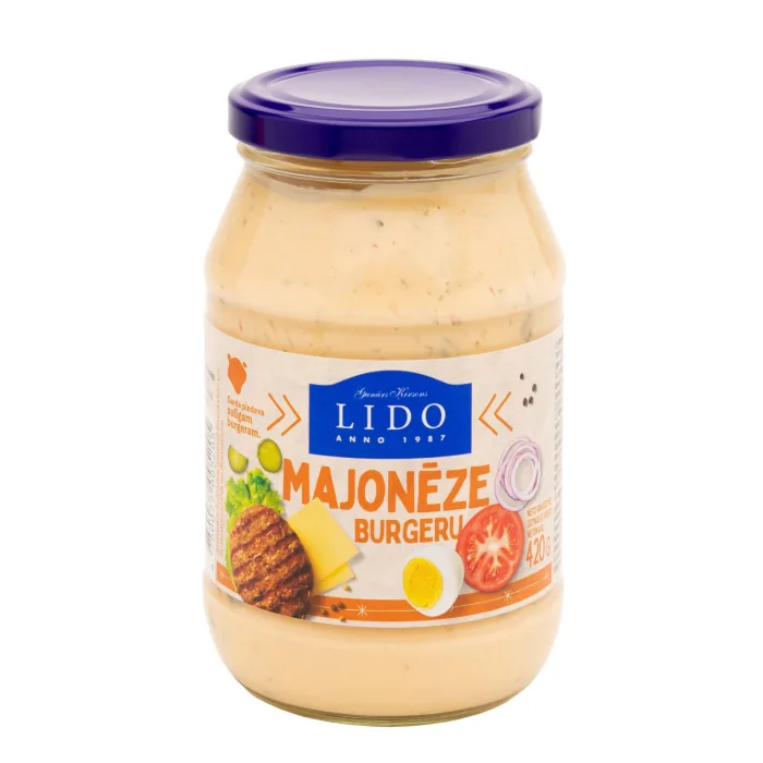 MAJONĒZE LIDO BURGERU 420G