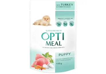 KONSERVĒTA BARĪBA TĪTARS BURKĀNU MĒRCĒ KUCĒNIEM OPTIMEAL 100G