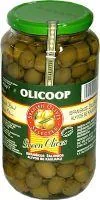 ZAĻĀS OLĪVAS BEZ KAULIŅIEM OLICOOP, 935G/455G