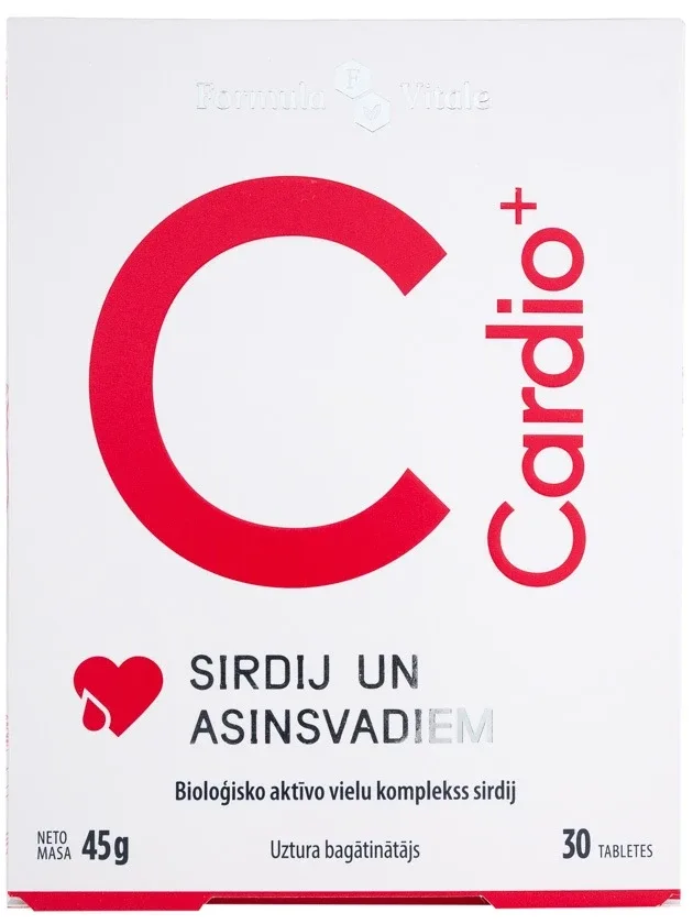 Formula Vitale Cardio+, 30 tabletes