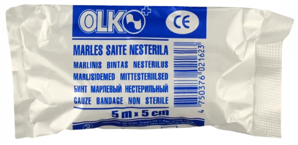 Olko Nesterila 5 cm X 5 m marles saite, 1 gab.