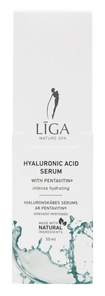 Līga Hyaluronic Acid With pentavitin serums, 50 ml