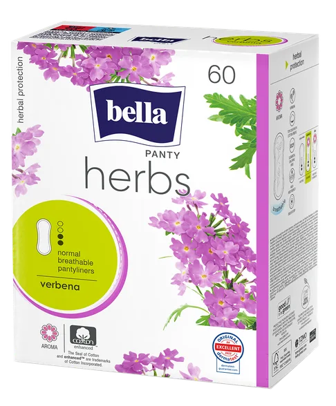 Bella Panty Herbs Verbena ikdienas ieliktnīši, 60 gab.